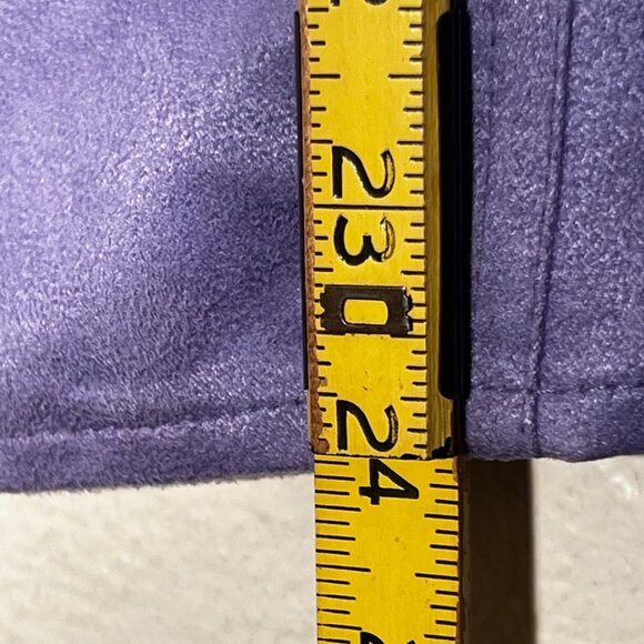 Gabrielle Rohde-Royce Womens Lavender Zip-Up Jacket Size L Lightweight Soft Fini - Picture 12 of 15